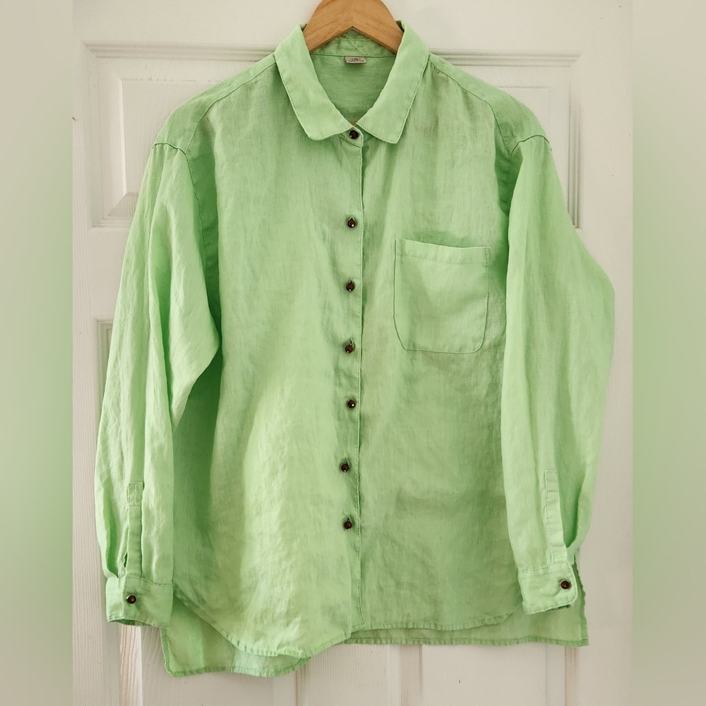 Magaschoni linen top